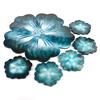 Flower Shape Coaster Mold with Sunlight Edges Fruit Tray Silicone Epoxy Casting Mold for Resin DIY Jewelry Plate Trinket
