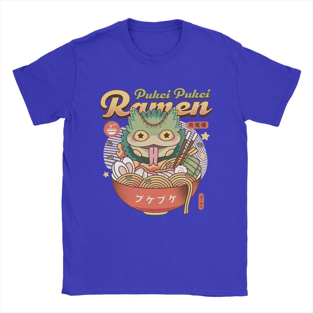 Pukei Pukei Ramen Monster Hunters T Shirt Men Cotton Funny T-Shirts Round Neck Game Anime Tees Short Sleeve Tops Summer