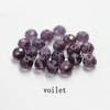 Big Sale 6-8mm Crystal Round Beads Colorful Charms Glass Loose Beads for Jewelry Making Necklace Bracelet Accessories