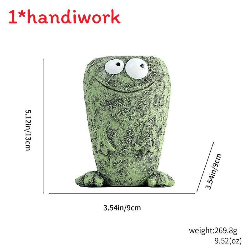 Cartoon Frosch Harz Dekoration Kreativ Lustig Haus Garten Pflanzgefäß Für Kinder Und Erwachsene