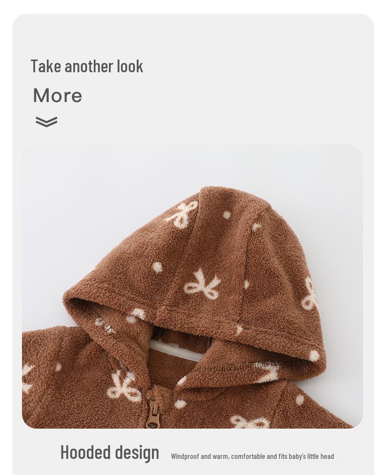 DUUDUU Baby Buitenkleding Verdikte Jumpsuit voor Herfst/Winter 2025