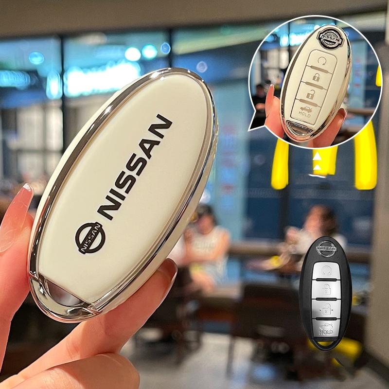 TPU Flip Folding Car Styling Key Fob Cover Cases For Nissan X-Trail Qashqai Kicks T31 T32 Juke J10 J11 Tiida Altima Pathfinder SS88