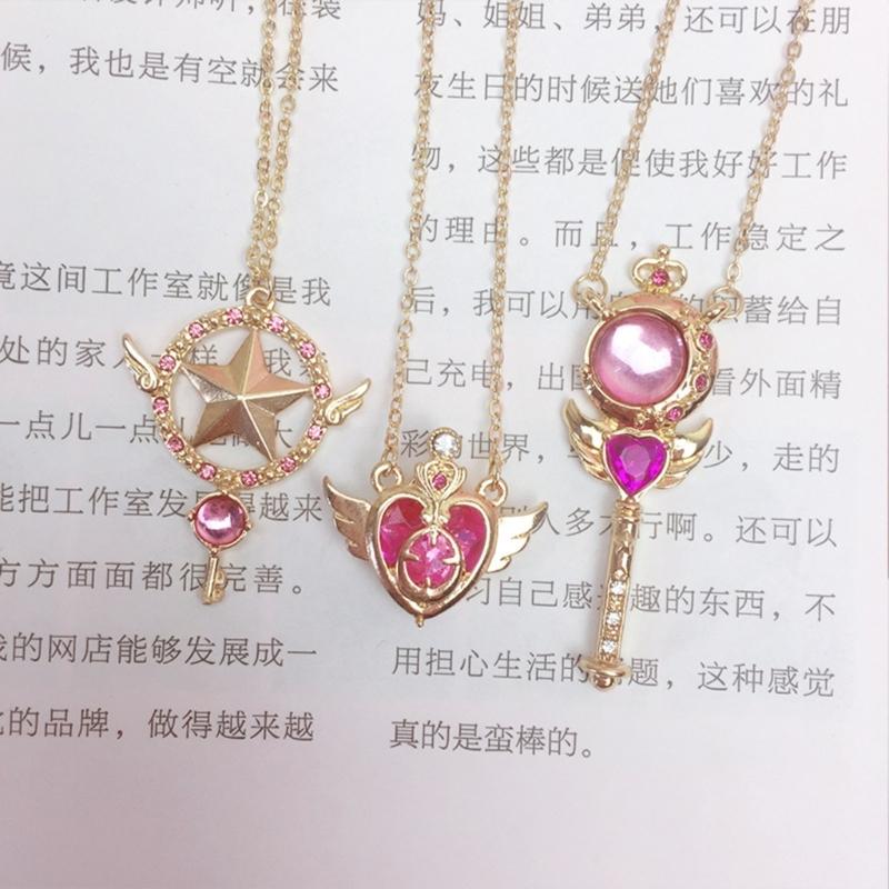 Beautiful Girl Necklace Female Temperament Niche Net Red Collarbone Chain Student Adjustable Chain Fairy Wand Jewelry