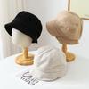 New Autumn and Winter Retro Literature and Art Tide Cool Light Luxury Octagonal Hat Men and Women Warm Casual Versatile Painter Bucket Hat