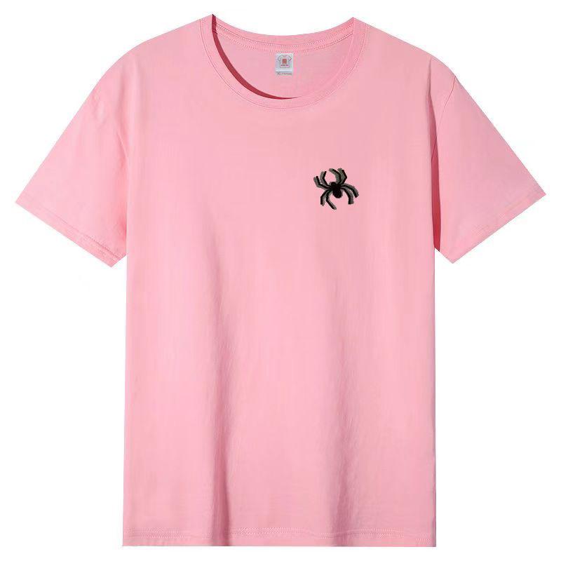 Lady Cotton Short Sleeve T-shirt Women Loose Fashion Medium Sleeve Tops Summer CasualT-Shirt Summer