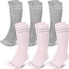 6-Pack Patterned Sports Compression Calf Socks for Running