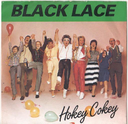 

7inch Record BLACK LACE - Hokey Cokey LACE3 Flair Records 1985 UK Pop Used