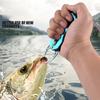Portable Mini Fish Lip Gripper Stainless Steel Fish Holder Tool Grabber Fish Catcher with Coiled Lanyard Easy to Use