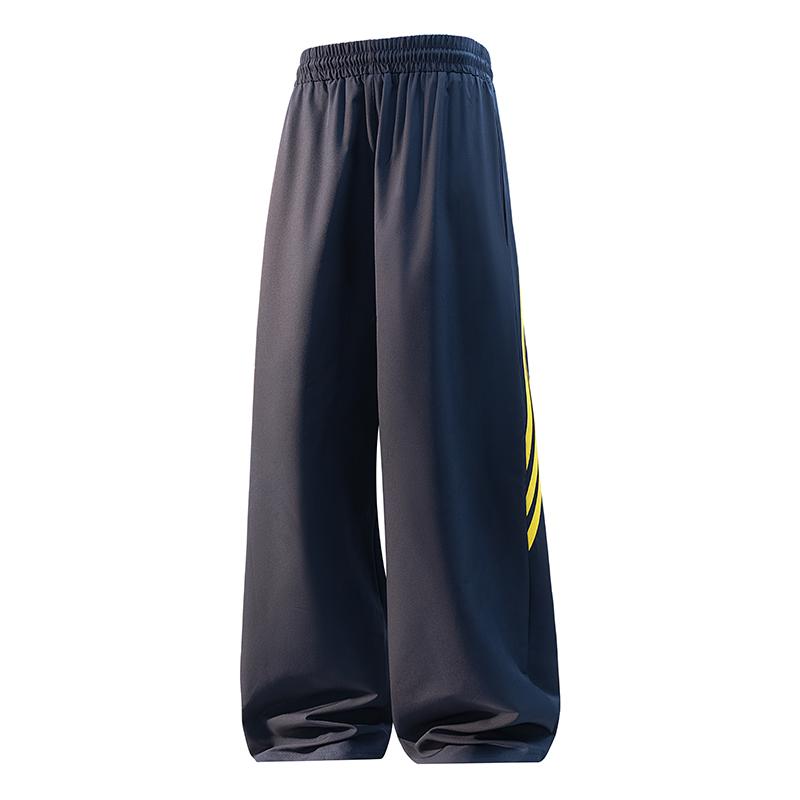 Men's Loose Straight Leg Pants, Men's Casual Pants