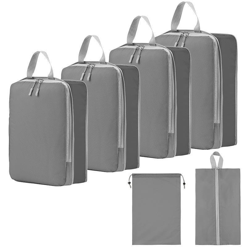 4 Set/5 Set/6 Set Compression Packing Cubes for Travel,Lightweight Compression Suitcase Organizers Bag Set Packing Organizers