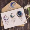 Dreamy Moon Crystal Gem Scrapbook Stickers 50 Clear Vinyl Decals Featuring and Beautiful Moon Phase Stickers Perfect for and - Pieces, Stars,