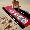 1 Stück Ajax Amsterdam Wappen Strandtuch - Weiche, Saugfähige Mikrofaser, Leicht, Ideal für den Strand, Partys, Reisen, Camping Fan-Geschenke