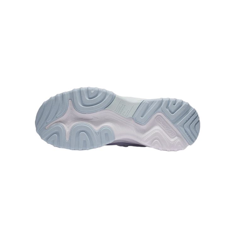 Li-Ning Comfortable Versatile Shock Absorbing Waterproof High-Top Casual Shoes Women Sneakers Standard-White AGCT056-1