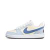Court Borough Abrasion Resistant Abrasion Resistant Low Top Skateboard Shoes Women's Yellow Blue FV8120-141(Team1797-)