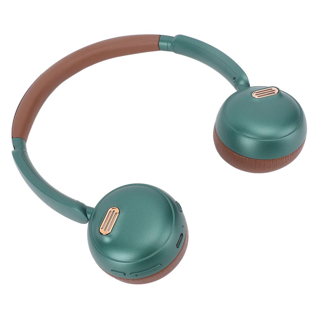 Retro   5.4 Headphones Over Ear Wireless Headset Noise Cancelling Lossless Sound Lightweight Comfortable for Travel Home Matte Texture