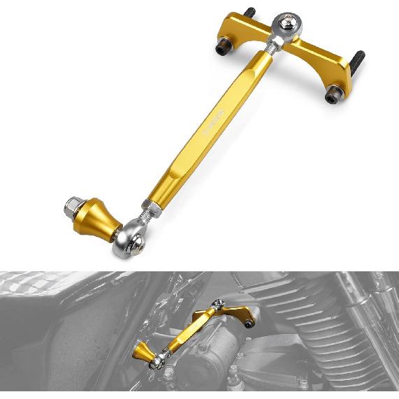 NICECNC Schwarzer M8 Touring Hinterrad-Stabilisator Kompatibel mit Harley Street Glide FLHX 2017-2025, Kompatibel mit Harley CVO Road Glide FLTRXSTSE ST 2024