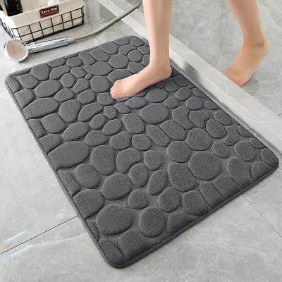 Acasă Cobblestone Embossed Usa Covor Covor Baie Simplu Absorbant de Vant