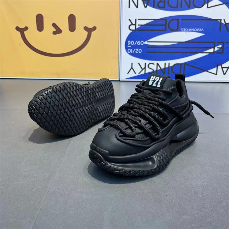 Fashion 2025 Fashion Mens Platform Casual Sneakers Breathable Men Running Shoes High Quality Lace-up Increasing Walking Shoes Zapatillas