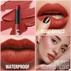 Caneta Batom Matte 12 Cores À Prova D'água Nude Gloss Maquiagem Longa Duração Não Transfere Sexy Mulheres Veludo Vermelho Tint Labial Conjunto Cosmético