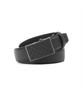 Benobelo Derby Embossed Black Glossy Square Automatic Belt Black_Bmg1Acb1231K1