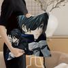 Black Butler Cushion Cover Inches Farmhouse Decor Home Throw Pillow Covers For Couch Decorations