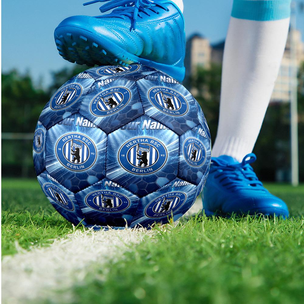 hertha bsc Fashion Size 5 Football Wearproof Non‑Slip Soccer Ball For Sports Training Entertainment Use