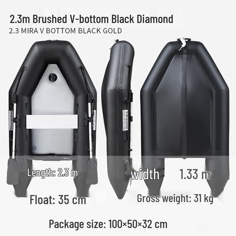 Heavy-Duty Inflatable Fishing & Assault Boat