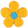 Embroidery Patch Plush Design Bright Color Decorative DIY Colored Floral Cloth Patch Cheongsam Badge for Gift