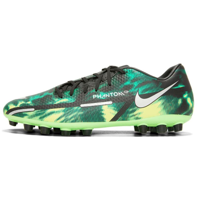 Nike Phantom GT2 Academy SWAG 'Black Green Strike Metallic Platinum' Sneakers DM0718-003