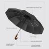 Windproof UV Protection Casual Folding UPF50+automatic Umbrella Handle Curved Handle Design, Stylish Design Compact Sun and Rain