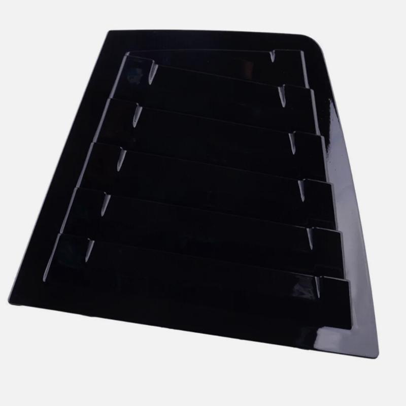 2x Glossy Black Side Vent Window Scoop Louver Trim For Chevrolet Cruze 2010-2015