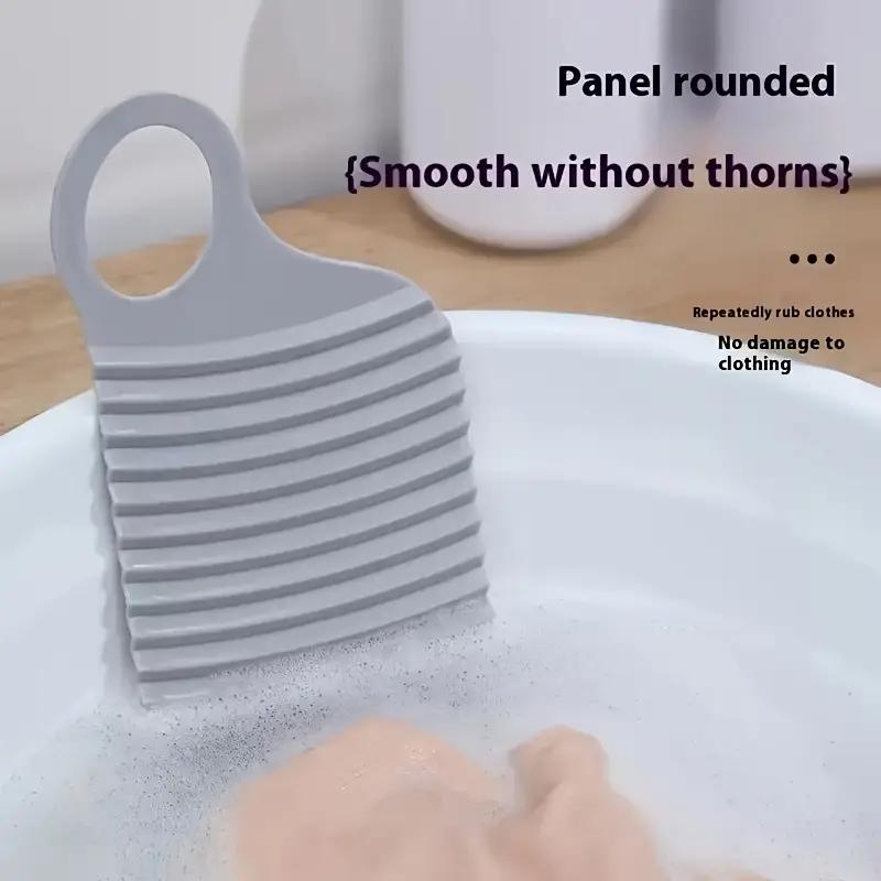 1PCS Portable Mini Washboard Student Dormitory Small Plastic Convenient Washing Board with Holes for Hanging Socks and Underwear