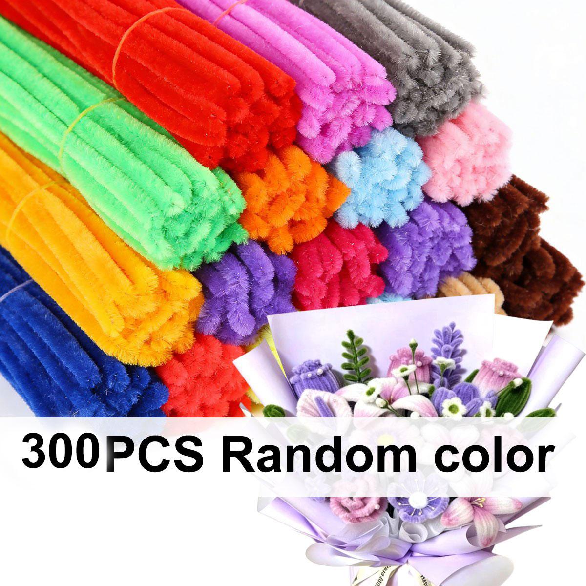 

300pcs Pipe Cleaners Craft Supplies 11.8 Multi Random Color Craft Pipe Cleaners Bulk for DIY Art and Craft Projects ZSY