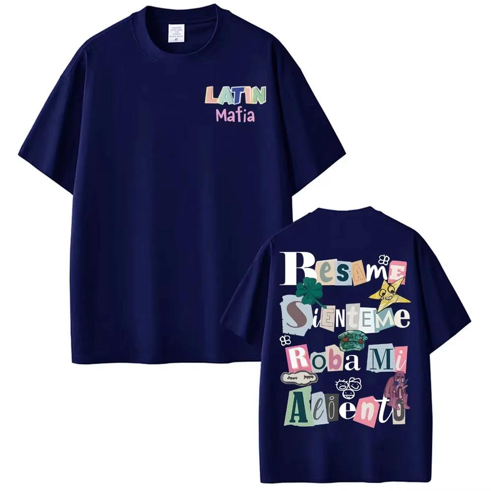 Rock Band Latin Mafia Album Printed T Shirts Men Women Cotton High Quality Tshirts Fashion Punk Hip Hop New Tshirts Streetwear