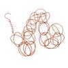 Rain Chain Ring Style Decorative Metal Gutter Rain Chain for Outdoor Garden Balconies Parks Round Ring
