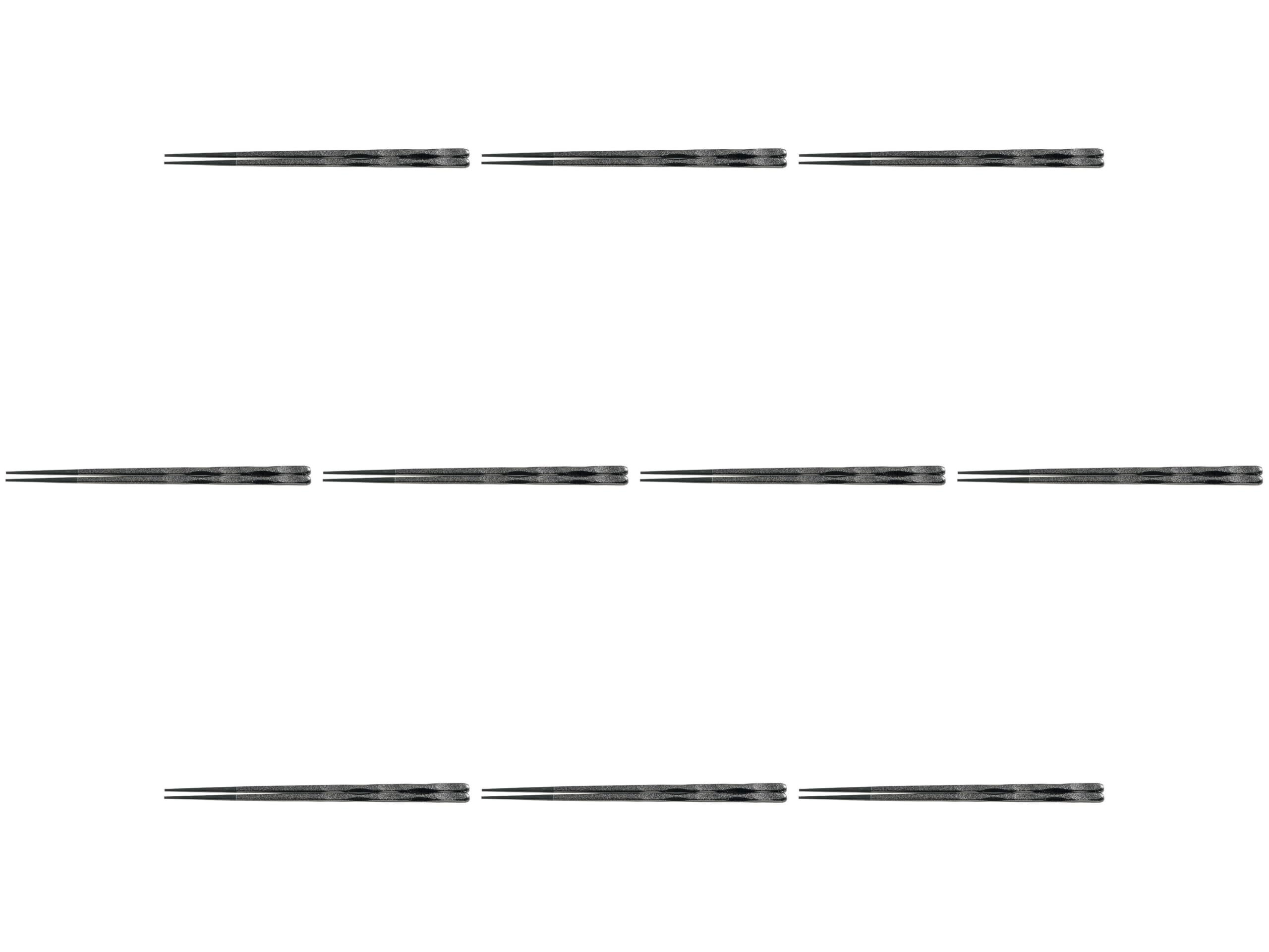 

Set of 10 Carved Pearl x x PBT Dishwasher and Sterilizer Setomonohonpo [PBT] Chopsticks, 21cm, Silver-Black [21 0.7 0.7cm] Chopsticks, Resin, Safe,