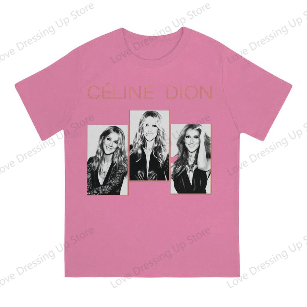 Celine Dion Metal Engraçado Grande Estampado Algodão Unissex Camiseta Manga Curta Camisetas Filme Titanic Tops Hipster