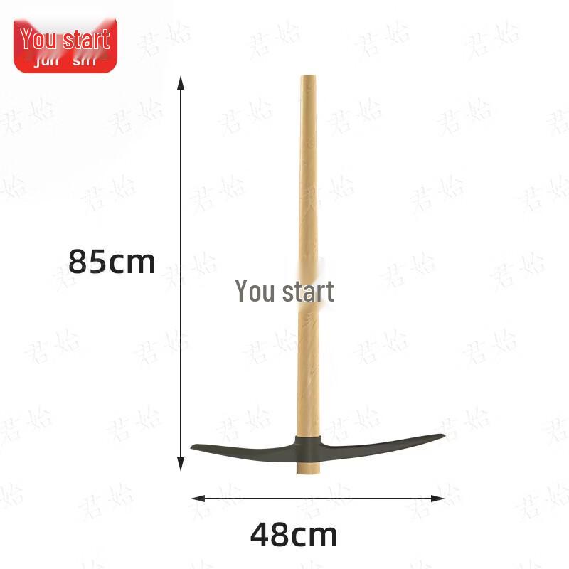 Junshi Outdoor Steel Pickaxe with Handle