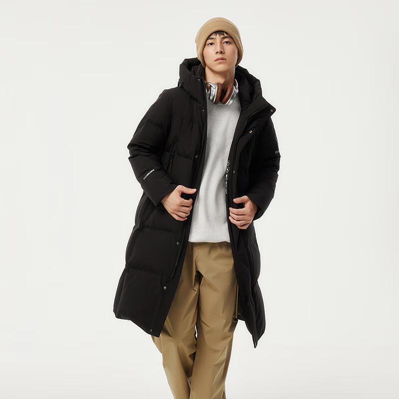 Tambur Men's Mid-Length Hooded Thick Down Jacket TAF550735D