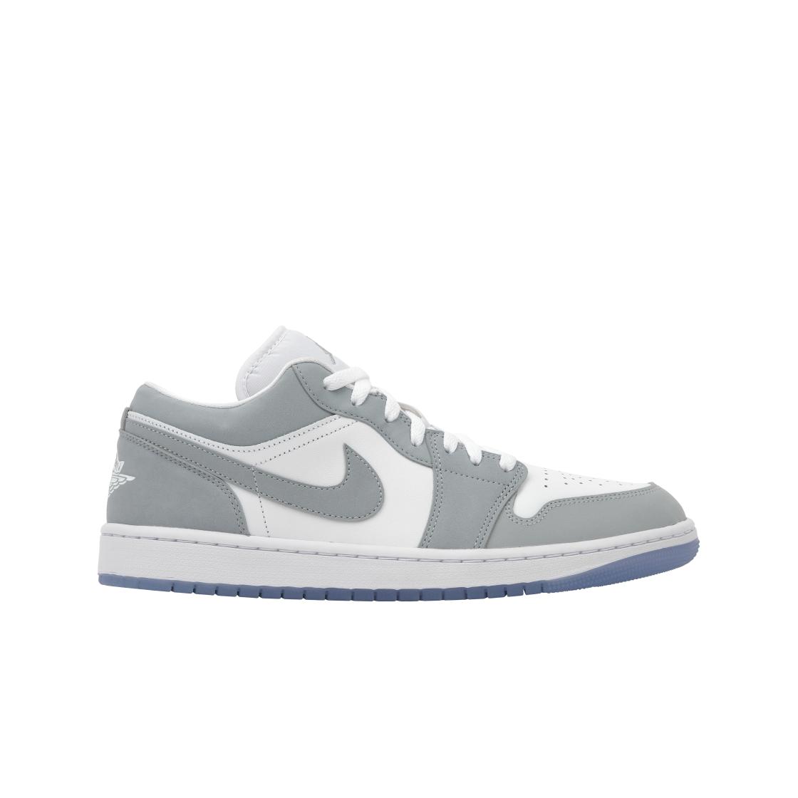 Air Jordan 1 Low White Wolf Grey Женские кроссовки Алюминий DC0774-105 36.5
