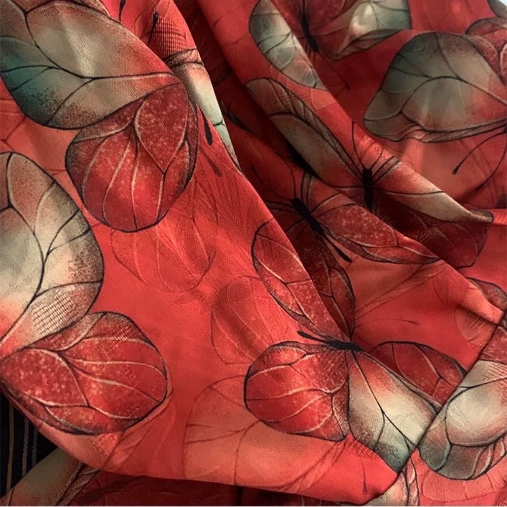 Breathable Hijab Cap Soft Scarves Cap New Fashion Simulation Silk Scarf  Spring Summer