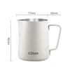 CLITON 304 Stainless Steel Latte Art Milk Frothing Pitcher