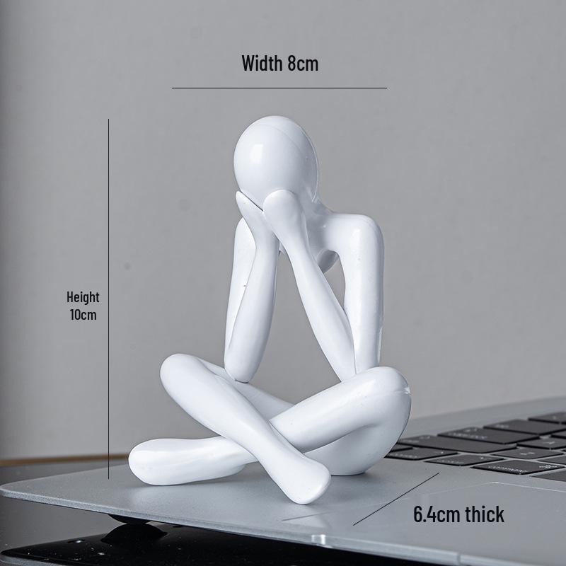 

Креативная абстрактная фигурка Пластиковое украшение для комнаты для прихожей Художественное украшение