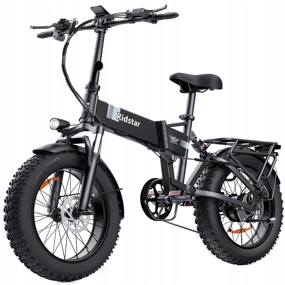 Horské elektrokolo Ridstar H20 1000w EBIKE Městská elektrokola pro dojíždění pro dospělé 48V 15ah 45km/h