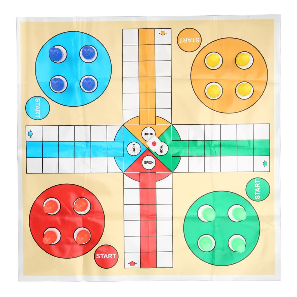 Children Fun Board Game Chess Set Plastic Portable Wear Resistance Chessboard Game Toy for Party