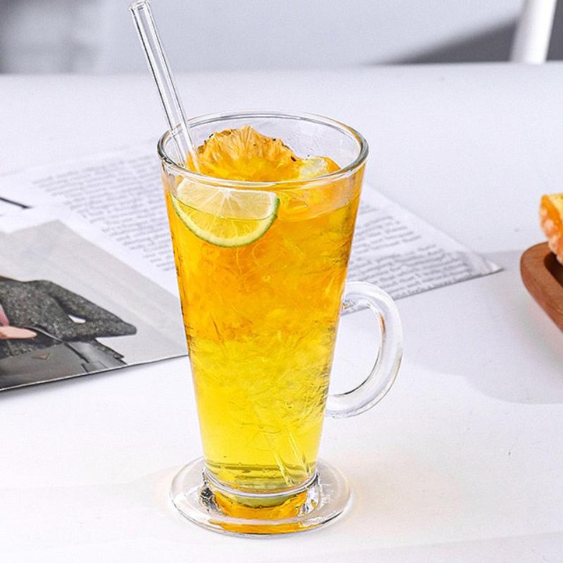 Luxury Wine Glasses Beer Glass with Handle Transparent Beverage Cup Wheat Beer Glass Exquisite Drinking Glasses Party Drinkware