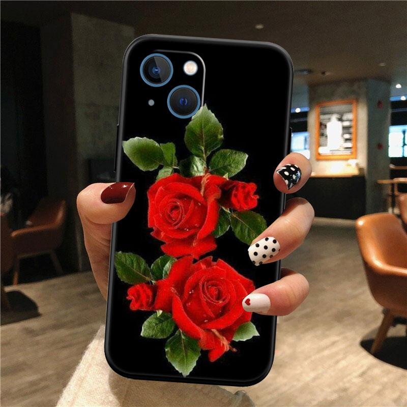IK13 Beautiful Roses Flower Case for Samsung M06 M15 M16 M35 M55 M56 A36 A42 A50 A50S A51 A52 A32 A33 A05 A05S A06 A16 A20