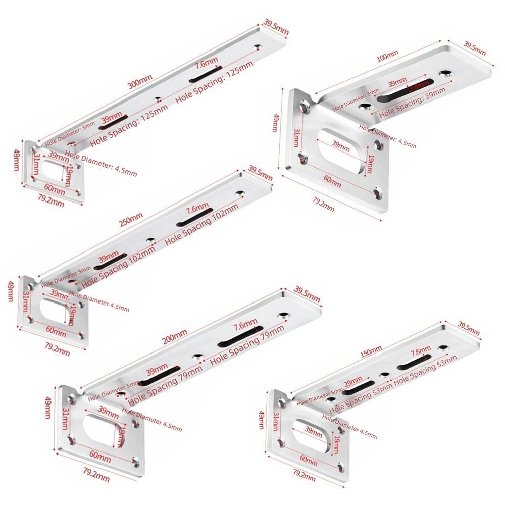 Stainless Steel L Shelf Bracket 90 Degree Angle Heavy Duty Corner Brackets Laminated Support Shelf Brackets Shelf Support