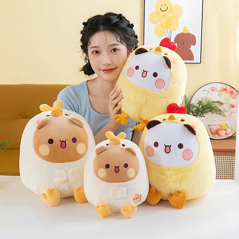 Transforming Chick Plush Toy Keychain With Pp Cotton For Kids And Collectors