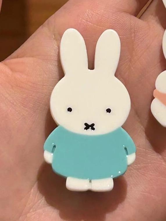 Kawaii Miffy Sweet Hair Clip Cartoon Back of The Head Clip Sweet Girl Girl Heart Bangs Clip Girl Birthday Christmas Gift
